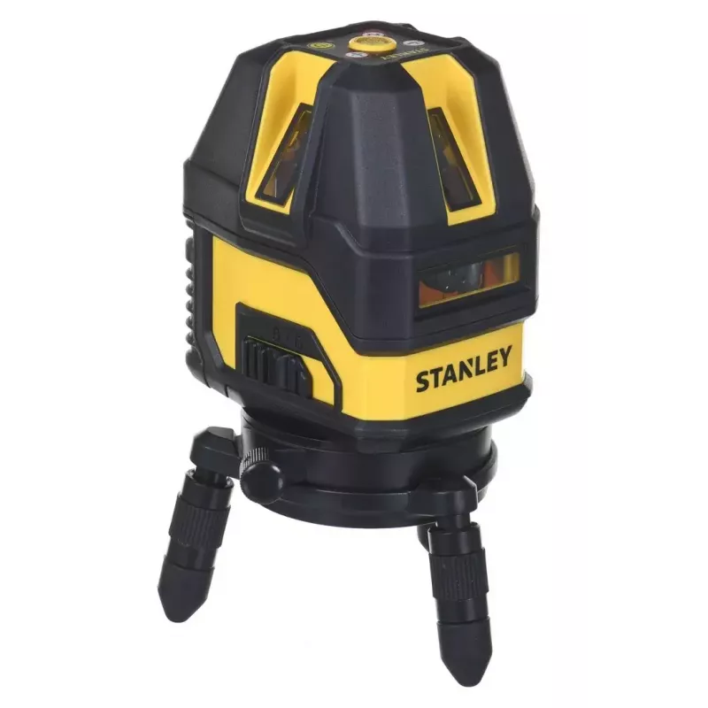 Nivel láser STANLEY Multi-Line STHT77514-1 — láser rojo, 4 líneas verticales y 1 horizontal