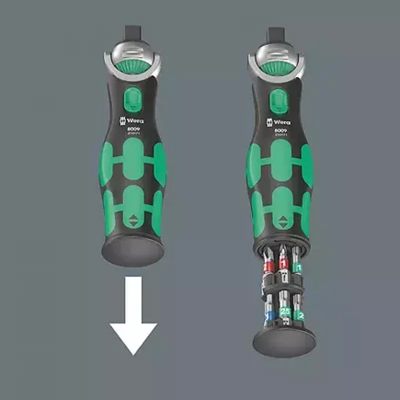 Llave de carraca Wera 05004281001 18 pzs. negro verde