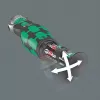 Llave de carraca Wera 05004281001 18 pzs. negro verde