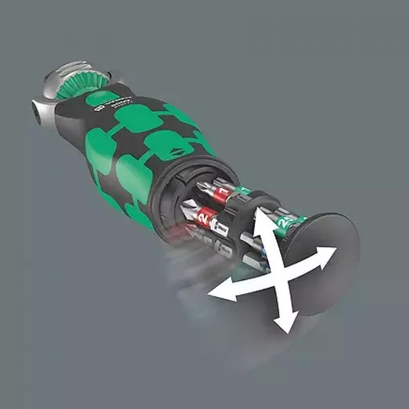 Llave de carraca Wera 05004281001 18 pzs. negro verde