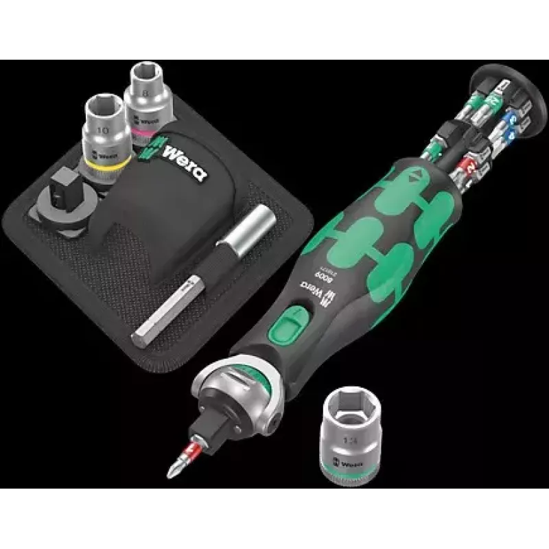 Llave de carraca Wera 05004281001 18 pzs. negro verde