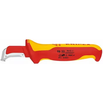Cuchillo fijo Knipex 009855 metálico rojo amarillo