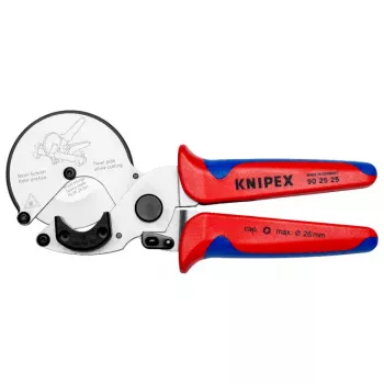 Tijera para tubos Knipex 90 25 25 aluminio negro azul rojo 210 mm