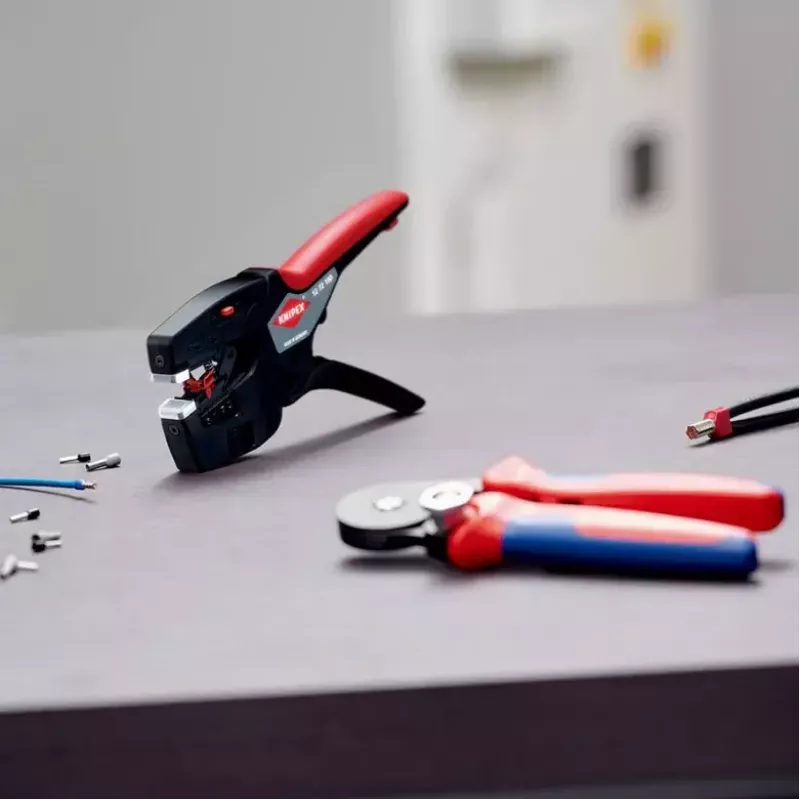 Knipex 12 72 190 alicate acero mango de plástico negro rojo 190 mm