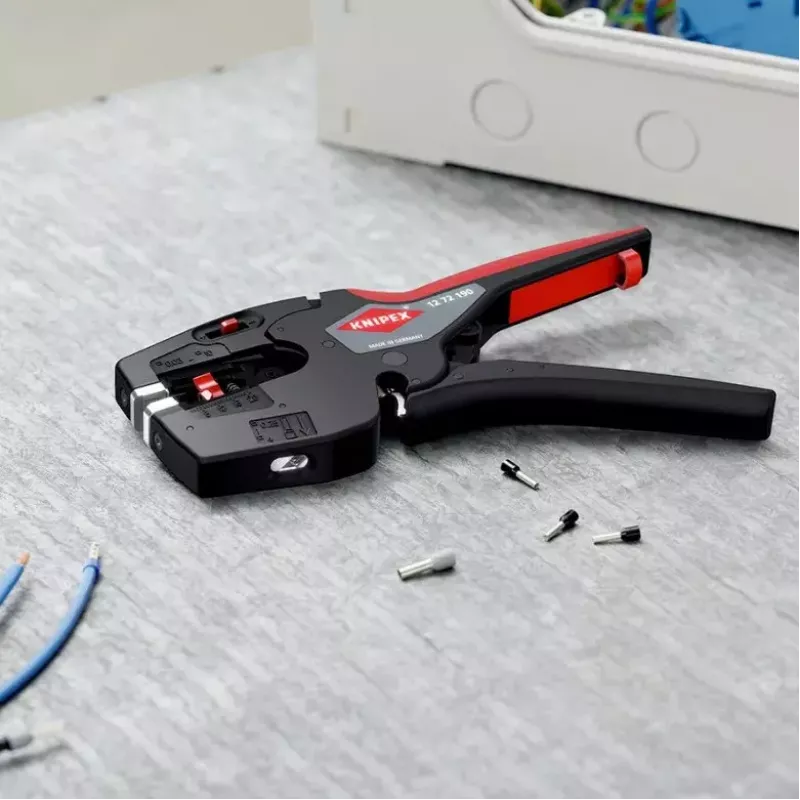Knipex 12 72 190 alicate acero mango de plástico negro rojo 190 mm