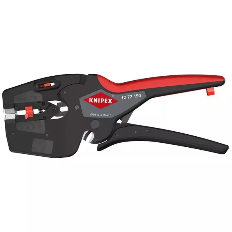 Knipex 12 72 190 alicate acero mango de plástico negro rojo 190 mm