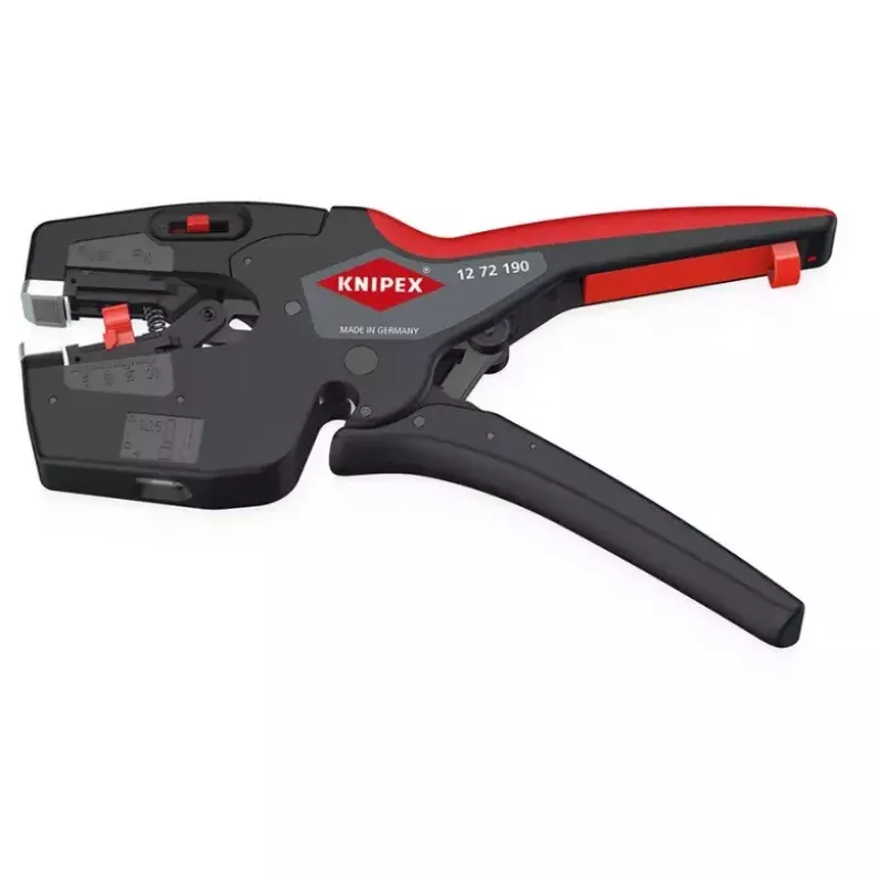 Knipex 12 72 190 alicate acero mango de plástico negro rojo 190 mm