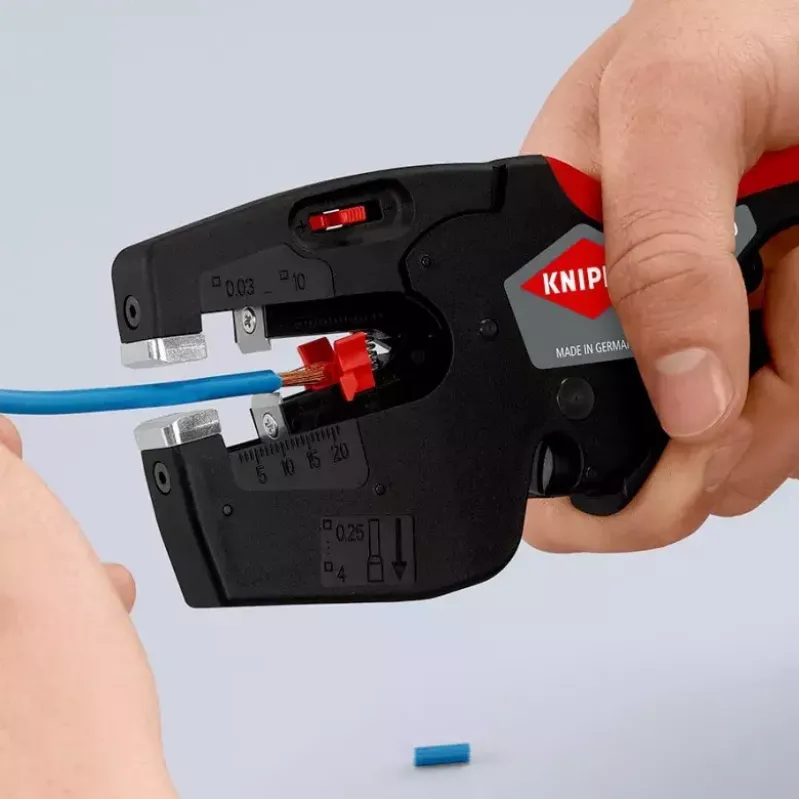 Knipex 12 72 190 alicate acero mango de plástico negro rojo 190 mm