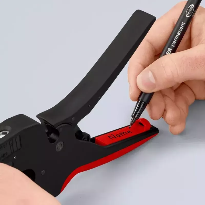 Knipex 12 72 190 alicate acero mango de plástico negro rojo 190 mm