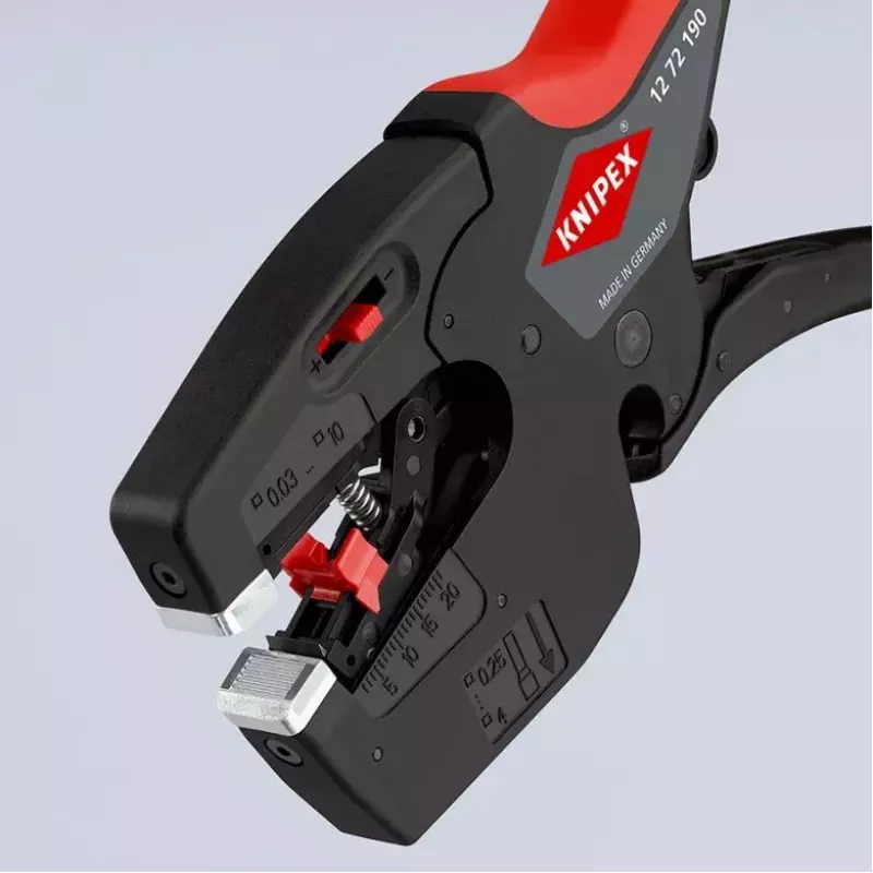 Knipex 12 72 190 alicate acero mango de plástico negro rojo 190 mm