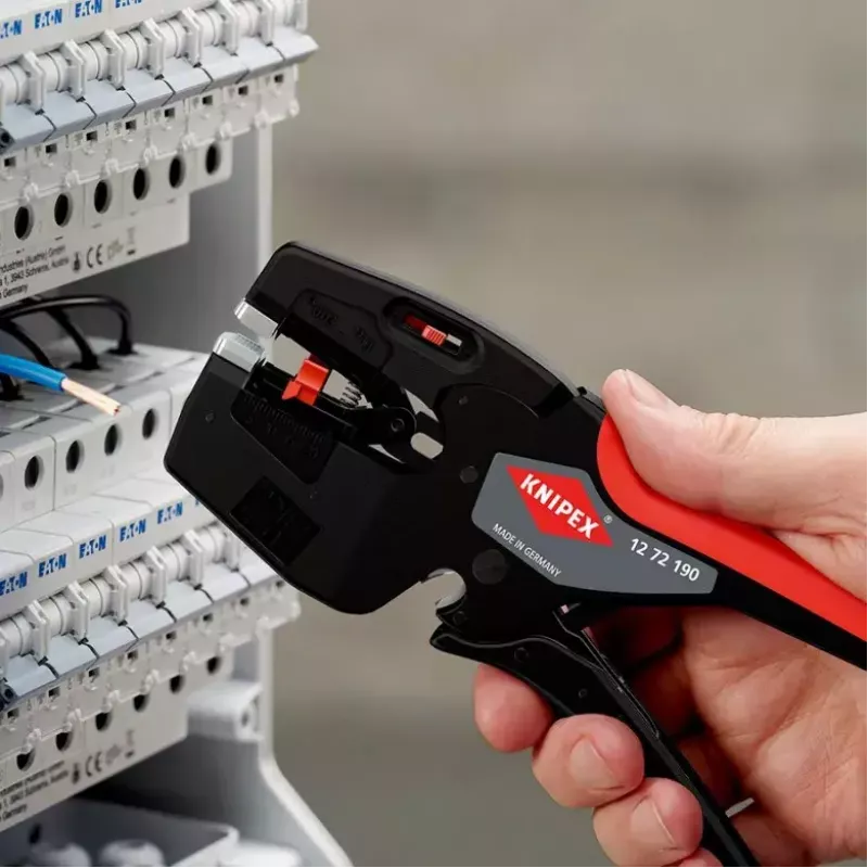 Knipex 12 72 190 alicate acero mango de plástico negro rojo 190 mm