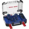 Bosch 2 608 900 446 Expert Tough Material juego de sierras de corona, 9 uds., 22–68 mm, con adaptador Power Change Plus