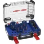 Bosch 2 608 900 446 Expert Tough Material juego de sierras de corona, 9 uds., 22–68 mm, con adaptador Power Change Plus