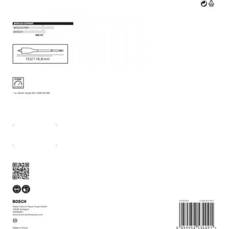 Bosch 2 608 900 336 Juego de brocas planas 13 uds.
