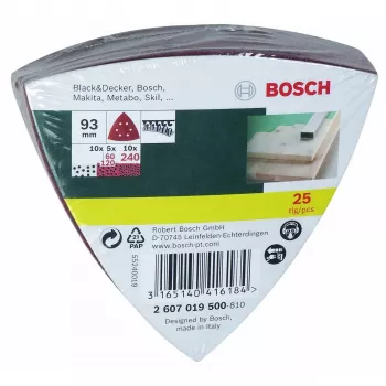 Accesorio de lijado Bosch 2 607 019 500 25 uds.