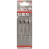 Bosch T 101 AO hoja de sierra de calar de acero al carbono (HCS) 3 unidades