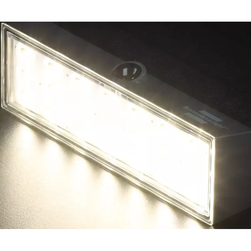 Brennenstuhl SOL 1000 Plana 1173740002 foco LED solar de pared, 2 W