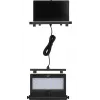 Brennenstuhl SOL 1000 Pad 1173740003 foco LED solar de pared, 2,1 W, negro