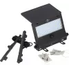 Brennenstuhl SOL 1000 Pad 1173740003 foco LED solar de pared, 2,1 W, negro