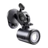 Soporte para bicicleta Baseus PrimeTrip soporte para móvil 2 en 1 con linterna, negro