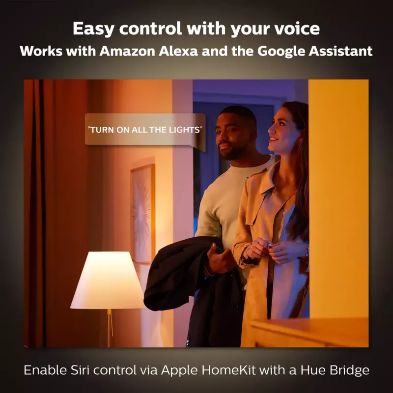 Bombilla inteligente Philips Hue White and colour ambience vela E14, Bluetooth/Zigbee, 5,3 W (pack de 2)