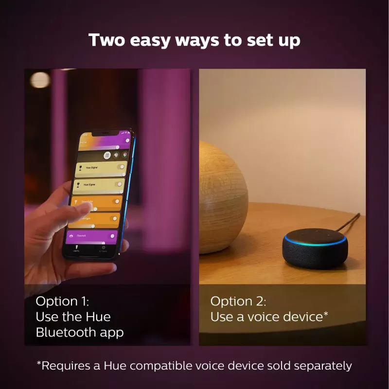 Bombilla inteligente Philips Hue White and colour ambience vela E14, Bluetooth/Zigbee, 5,3 W (pack de 2)