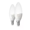 Bombilla inteligente Philips Hue White and colour ambience vela E14, Bluetooth/Zigbee, 5,3 W (pack de 2)