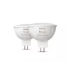 Philips Hue White & Color Ambiance MR16 GU5.3 bombilla inteligente tipo foco, 6,3 W, 2 unidades