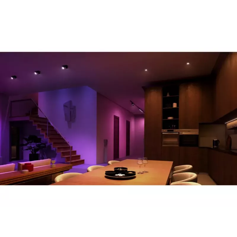 Philips Hue White & Color Ambiance MR16 GU5.3 bombilla inteligente tipo foco, 6,3 W, 2 unidades