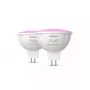 Philips Hue White & Color Ambiance MR16 GU5.3 bombilla inteligente tipo foco, 6,3 W, 2 unidades