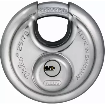 Candado de disco ABUS 25/70 kd candado de llave 5 llaves 7cm