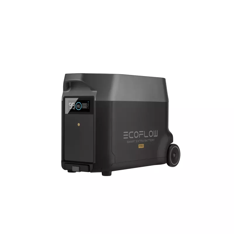Batería 3600 Wh para EcoFlow DELTA Pro — 39 kg, 635×285×416 mm, negro