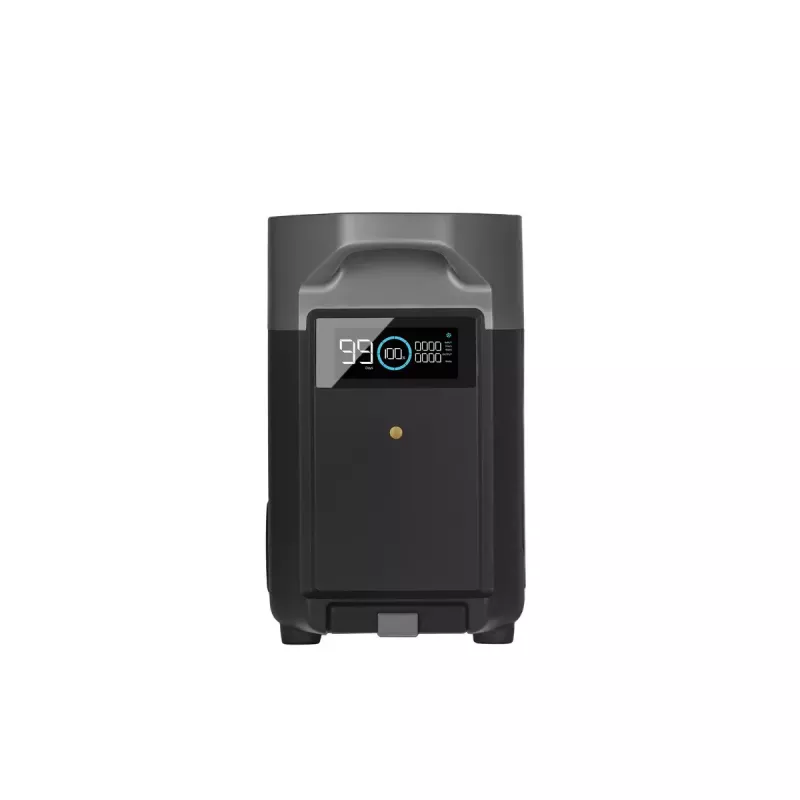 Batería 3600 Wh para EcoFlow DELTA Pro — 39 kg, 635×285×416 mm, negro