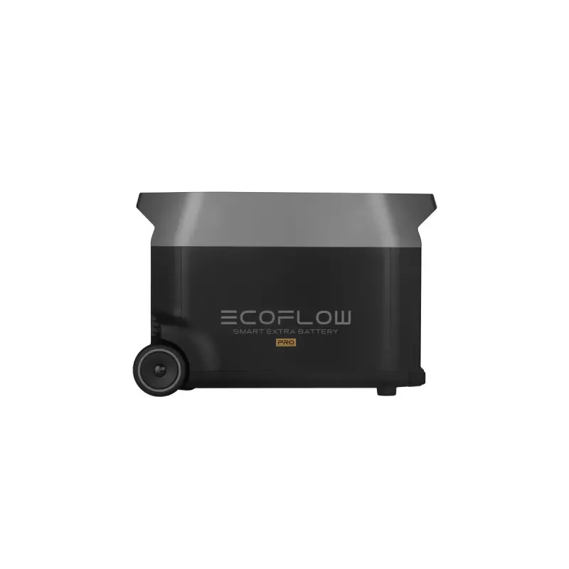 Batería 3600 Wh para EcoFlow DELTA Pro — 39 kg, 635×285×416 mm, negro