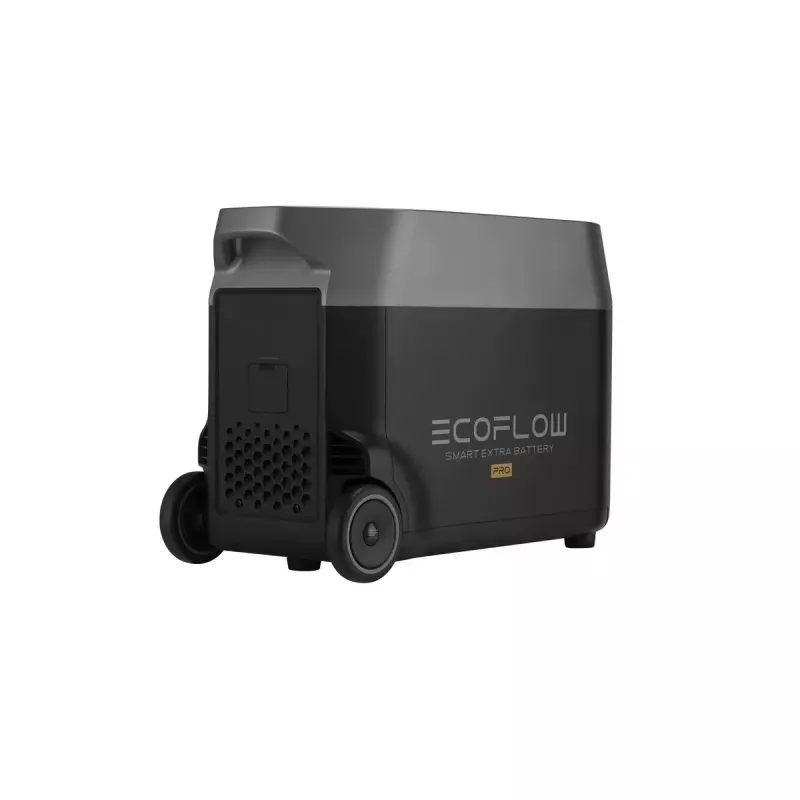 Batería 3600 Wh para EcoFlow DELTA Pro — 39 kg, 635×285×416 mm, negro