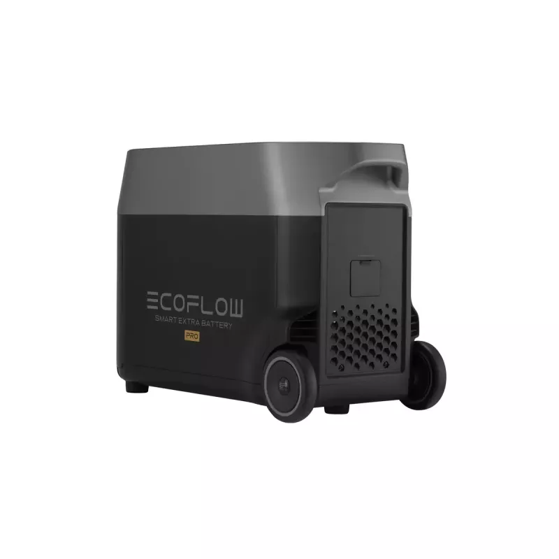 Batería 3600 Wh para EcoFlow DELTA Pro — 39 kg, 635×285×416 mm, negro