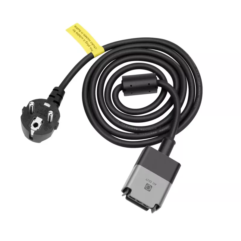 Cable EcoFlow BKW-AC negro 5 m
