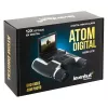Prismáticos Levenhuk Atom DB20 con 20 aumentos y cámara integrada de 2-MP, pantalla LCD