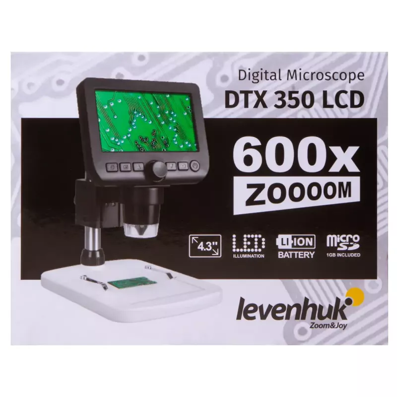 Microscopio digital Levenhuk DTX 350 LCD aumento 600x