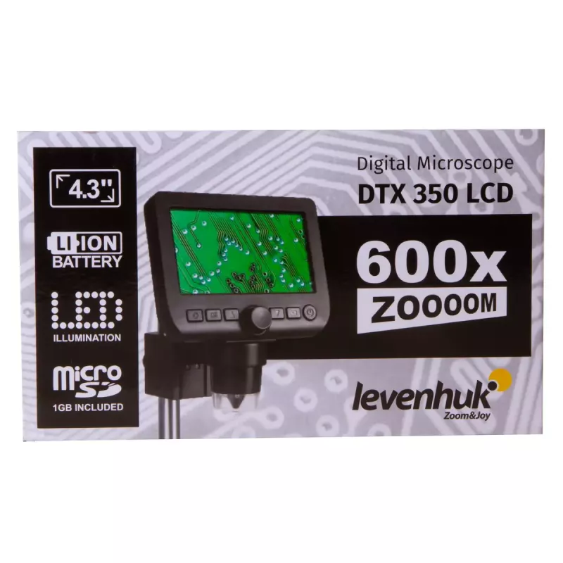 Microscopio digital Levenhuk DTX 350 LCD aumento 600x
