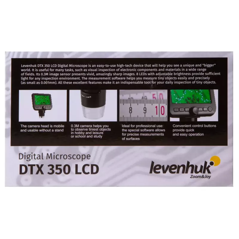 Microscopio digital Levenhuk DTX 350 LCD aumento 600x