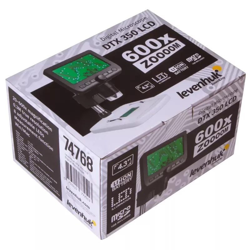 Microscopio digital Levenhuk DTX 350 LCD aumento 600x