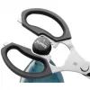 WMF 18.8246.9990 tijeras de cocina universales, acero inoxidable/plástico, 22 cm, negras