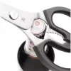WMF 18.8246.9990 tijeras de cocina universales, acero inoxidable/plástico, 22 cm, negras