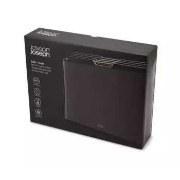 Tabla de cortar Joseph Joseph Folio Steel rectangular carbón 356x263mm