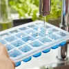 EMSA 514549 Recipiente hermetico molde para hielo azul, transparente 1 ud.