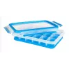EMSA 514549 Recipiente hermetico molde para hielo azul, transparente 1 ud.