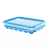 EMSA 514549 Recipiente hermetico molde para hielo azul, transparente 1 ud.