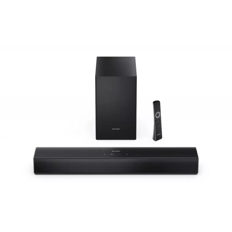 Barra de sonido Sharp HT-SBW121 2.1 canales 160W con subwoofer inalámbrico