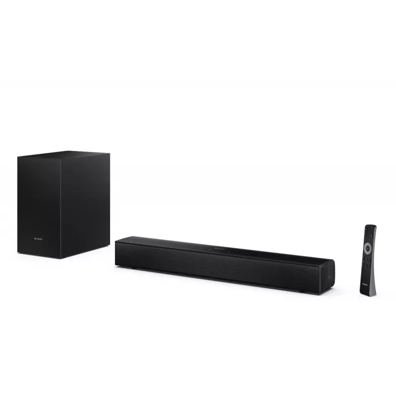 Barra de sonido Sharp HT-SBW121 2.1 canales 160W con subwoofer inalámbrico